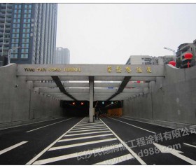 长沙营盘路过江隧道防火涂料涂装